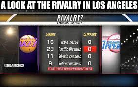 Following a bumpy offseason, the nba reminded the world how it came to be an iconic brand in the first place. Alex On Twitter The Lakers Vs Clippers Rivalry