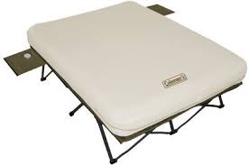 Coleman Cot With Air Bed Queen Camping Bed Camping Cot Air Bed