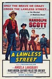 Randolph scott was born to play this kind of cowboy role. A Lawless Street Wikipedia