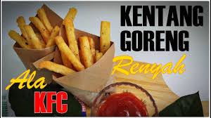 Menu baru adalah ayam popcorn atau ayam popcorn yang terkenal. Kentang Goreng Renyah Ala Kfc Anti Gagal Youtube