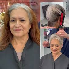 I'm 68 years old. I liked the cut and color of my hair, what do you think?  😍 #fypシ #explorepage #hair #newlook #haircut #haircolor #beautiful #explore