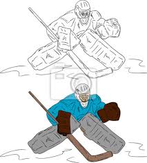 Online hockey torwart spiele und vieles mehr! Eishockey Torwart Leinwandbilder Bilder Goalie Liga Torhuter Myloview De