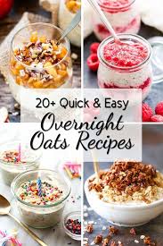 20 Quick Easy Overnight Oats Recipes Oats Recipes Overnight Oats Recipe Best Overnight Oats Recipe