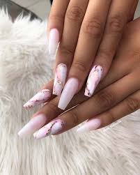 32 Stylish Acrylic Nail Designs For New Year 2019 Fashions Eve Ombre Nail Designs Coffin Nails Designs Gorgeous Nails