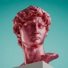 Busto de Marco Aurelio: Réplica de una escultura romana impresa en 3D