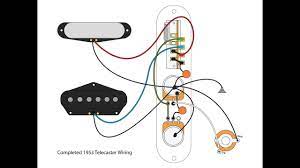Telecaster tele 4 way series wiring kit ebay schema wiring diagram telecaster wiring harness w tbx tone control 4 way series parallel. 53 Blackguard Tele Wiring Scheme Youtube