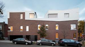 dandurand residences by naturehumaine roof extension residential building architecture exterior