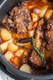 Instant Pot Oxtail Stew Gastrosenses Recipe Oxtail Recipes Pressure Cooker Oxtail Oxtail Stew