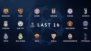 Who Is In The Champions League Round Of 16 Uefa Champions