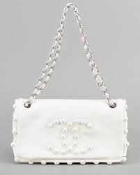 Black And White Chanel Bag Chanel Limited Edition White Pearl Lambskin Medium Flap Bag Sacs A Main Chanel Sac A Main Sac