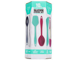 They sent me a package that included four silicone tools and their set of funnels. Core Kitchen Utensil Set 10 Piece Ergonomic Silicone Boxed