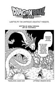 This list includes the films which the dates have been announced and the films which i think it'll release… News Dragon Ball Super Manga Chapter 70 Released