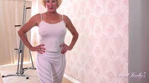 AuntJudys - 56yr-old Busty UK GILF Molly's Big Tit Workout - XVIDEOS.COM