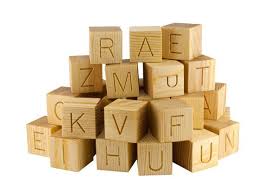 Sale 26 Wooden English Alphabet Blocks 1 6 Inches Abc Wood Etsy Natural Wood Toys Personalized Block Wood Letters