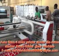 China automatic corrugated carton box making machine (HUAYU)