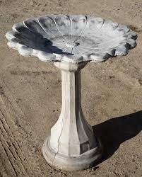 Bird foot prints bathed in mud. Outdoor Concrete Birdbaths Several Designs Cast Out Of Quality Concrete