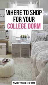9 Best Places To Shop For Your College Dorm Girls Dorm Room Cool Dorm Rooms Dorm Room Essentials List