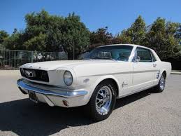 Image result for Wimbledon White 1966 Mustang