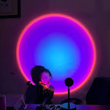 Like scenes straight from a movie, this lamp spice up your surroundings with a touch of class with our sunset lamp. Rainbow Sunset Projector Lamp Led Night Light Home Shop Background Wall Decoration