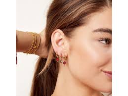 Náušnice kruhy JACQUELINE Grey