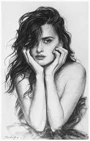 Penelope Cruz By Andriymarkiv Celebrity Drawings Drawings Penelope Cruz