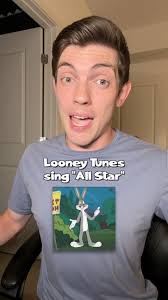 Looney Tunes voices sing “All Star” 🎶 #looneytunes #allstar #impressions