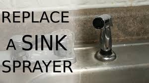 I'm usually pretty skittish about. Replace A Sink Sprayer Youtube