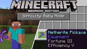 Baby Mode Addon Minecraft Pe