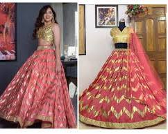 Image of Simple Jaipuri lehenga choli