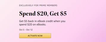 How do i get my card replaced? Amazon Prime Only Free 5 Amazon Ebook Credit With 20 Ebook Purchase