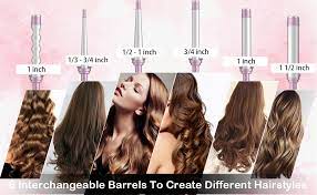Check spelling or type a new query. Amazon Com Curling Iron 6 In 1 Curling Wand Set 0 35 To 1 25 Inch Professional Hair Curler With 6 Ceramic Barrels Dual Voltage Wand Curler Beach Waves With Lcd Temperature Adjustable Hot Tools