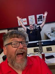 Who's spending Christmas Eve in the studio? These two idiots.