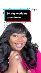 30 Day Countdown to My Wedding