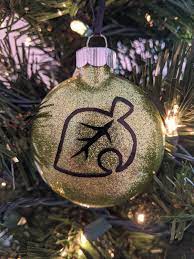 Animal Crossing Christmas Ornament Acnh New Horizons Leaf Etsy Christmas Ornaments Animal Crossing Ornaments