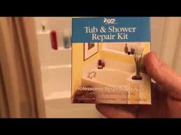 fiberglass shower tub chip gelcoat