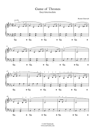 The arrangement doesn't copy any existing material. Piano Sheet Music Game Of Thrones Theme Easy Intermediate Level Solo Piano Djawadi