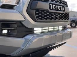 2016 2021 toyota tacoma 32 lower bumper hidden led light bar kit toyota tacoma accessories toyota tacoma tacoma accessories
