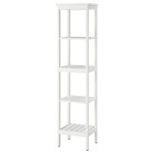 The most common bathroom problem is a lack of space: Hemnes White Shelving Unit 42x172 Cm Ikea Ikea Hemnes Hemnes Shelf Unit