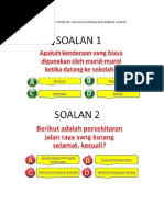 Text of tkrs keselamatan jalan raya. Simbol Jalan Raya