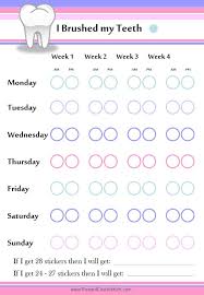 tooth brushing tooth chart tooth chart toddler teeth