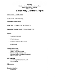 Sample Hoa Meeting Agenda Hoa Meeting Agenda Template Example Meeting Agenda Agenda Template Meeting Agenda Template