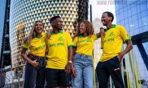 Orlando pirates, mamelodi sundowns and bidvest wits advanced to the quarterfinals of the telkom knockout competition after victories on. Mamelodi Sundowns 20 21 Home Away Kits New Logo Revealed Footy Headlines