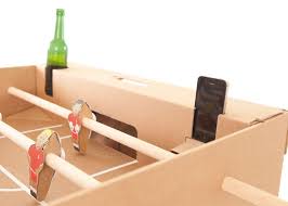 Kartoni Cardboard Foosball Table By Kickpack Foosball Table Foosball Cardboard