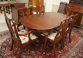 Henkel harris solid cherry set of 8 103a and 103s dinning chairs. Sold Price Henkel Harris Dining Table And Chair Set With Leav February 1 0121 6 00 Pm Pst