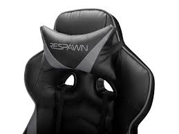 Respawn 110 Racing Style Gaming Chair Reclining Ergonomic Leather Chair With Footrest In Gray Rsp 110 Gry Newegg Com
