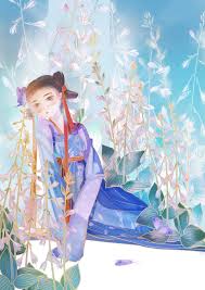 花神之玉簪花 猫小叶 插画师作品 涂鸦王国gracg com character zelda characters anime
