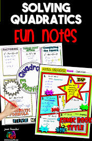 Practice And Creativity While Solving Quadratic Equations Great Mix For Your Students Especially Th Solving Quadratic Equations Quadratics Solving Quadratics
