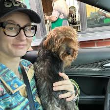 Hey there, pumpkin! 🎃 glad to see you! Happy Sunday! ☕️ 📚 Study days call  for pumpkin spice and everything nice. Yogi was sooooo excited about his  puppaccino. 🐶 Wish I could