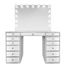 From a simple makeup dressing table to the handy makeup table with mirror included, i've got the ones that are, in my opinion, the very best ones reviewed right here. Slaystation Plus Premium Mirrored Vanity Table Impressions Vanity Co