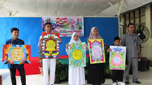 Cara mewarnai kaligrafi arab dengan crayon krayon untuk anak youtube. Gambar Kaligrafi Dengan Crayon Cikimm Com